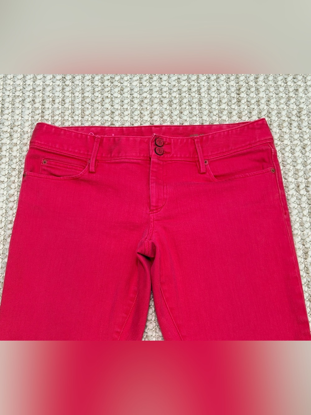 Lilly Pulitzer Worth Pink Straight Jeans size 12 - Picture 12 of 14